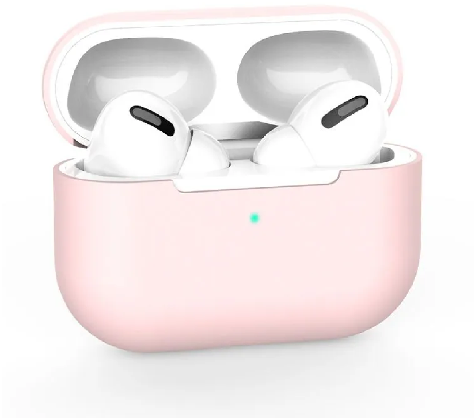 Чехол силиконовый для наушников AirPods Pro ЭирПодс Про Премиум класса Pink / Ультратонкий (Розовый)