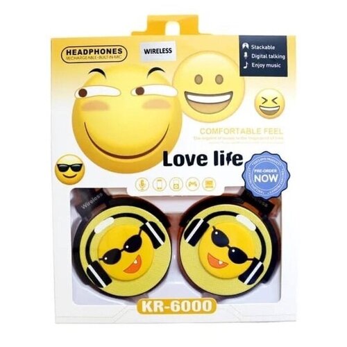 Беспроводные наушники Stereo Sound KR-6000 Love Life