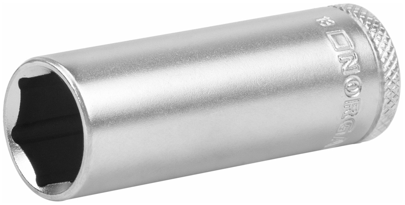 Головка торцевая удлиненная 1/4" NORGAU Industrial 13 мм с шариковой фиксацией и шлифованной поверхностью