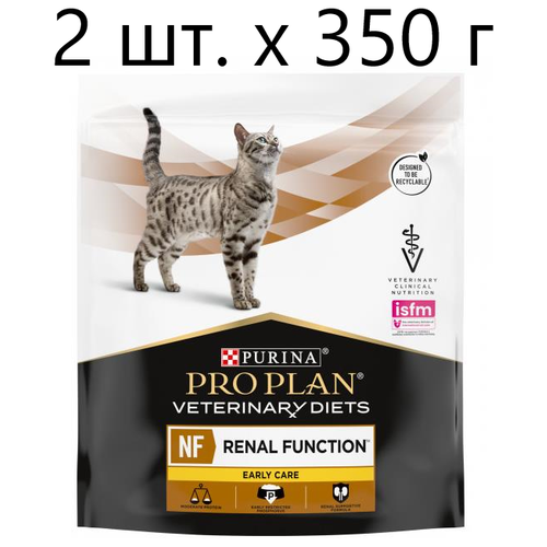 Сухой корм для кошек Purina Pro Plan Veterinary Diets NF Renal Function Early Care, при начальной стадии почечной недостаточности, 2 шт. х 350 г сухой корм royal canin early renal feline для взрослых кошек при хронической почечной недостаточности в ранней стадии 3 5 3 5 кг