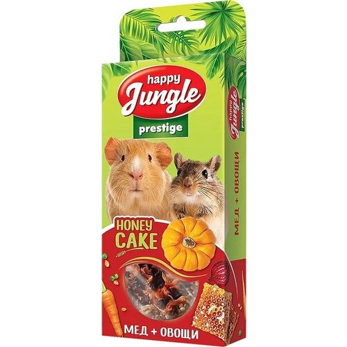 Лакомство Happy Jungle Престиж корзинки для грызунов мед+овощи 3 шт.