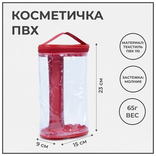 фото Косметичка красный