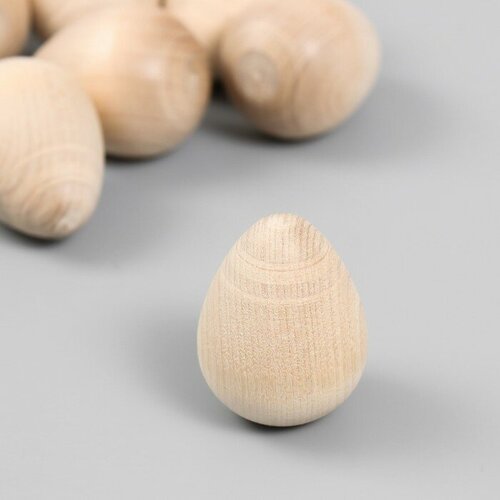 Яйцо деревянное 4х3 см ( набор10 шт) 9601773