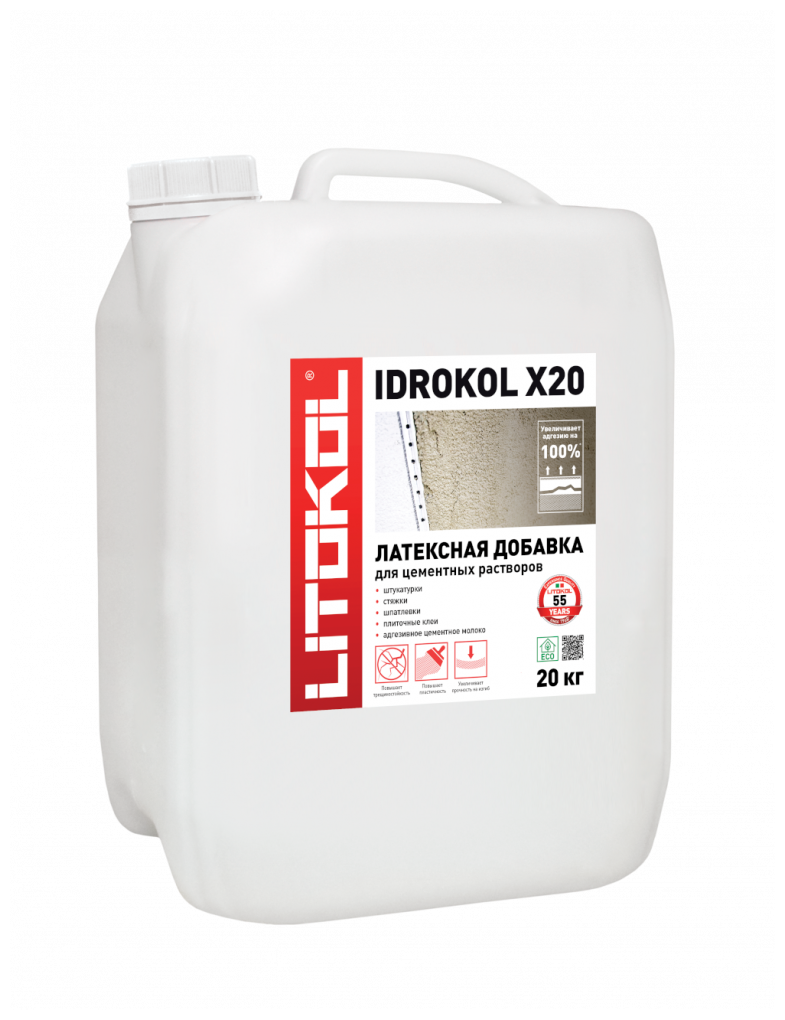 Латексная добавка IDROKOL X20-M (20 кг)