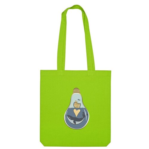 фото Сумка шоппер us basic, зеленый