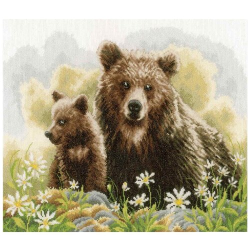 Lanarte Набор для вышивания Bears in the woods,PN-0194788, разноцветный, 45 х 34 см дожди напоминают акварели… стихотворения