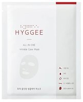 Hyggee Тканевая маска для ухода за морщинами лица 30 г 1 шт. пакет