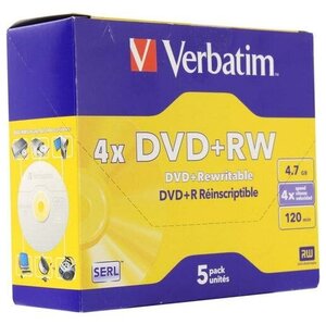 Диск DVD+RW Verbatim 43229
