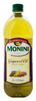 Monini Масло виноградных косточек Grapeseed, пластиковая бутылка 2 л