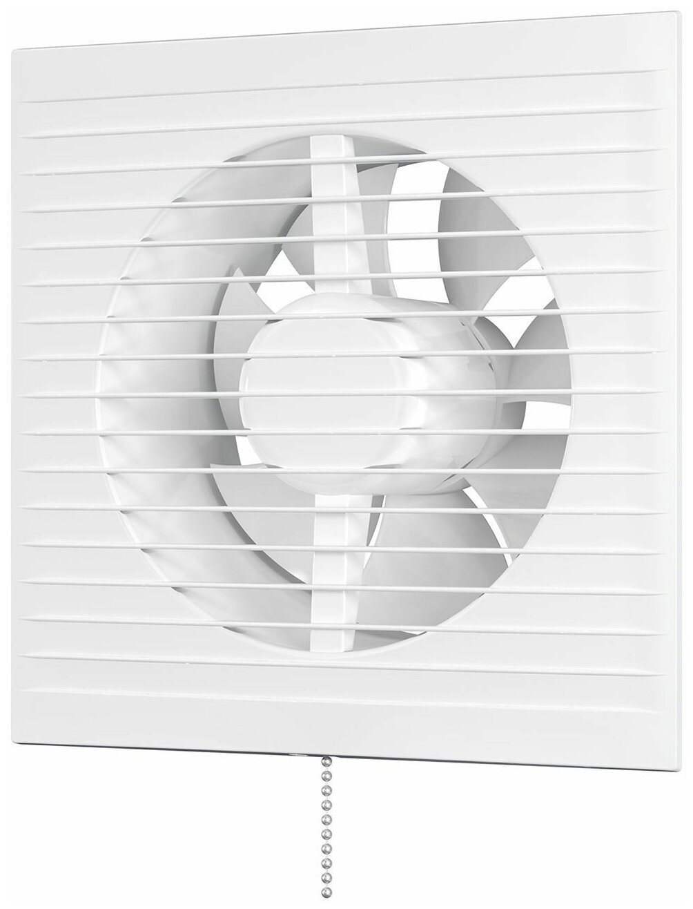 Вентилятор осевой вытяжной Auramax D150 мм 38 дБ 250 м3/ч с тяговым выключателем цвет белый