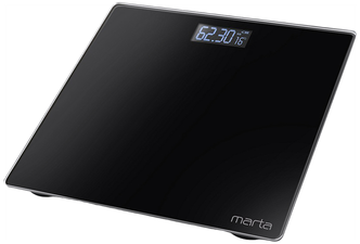 MARTA MT-1610 черный жемчуг весы напольные сенсор
