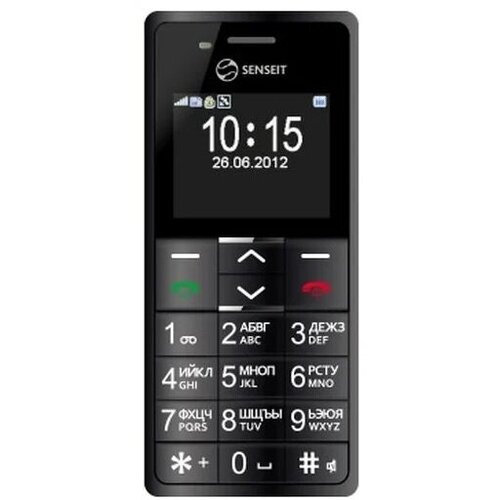 Телефон SENSEIT S7, 1 SIM, черный