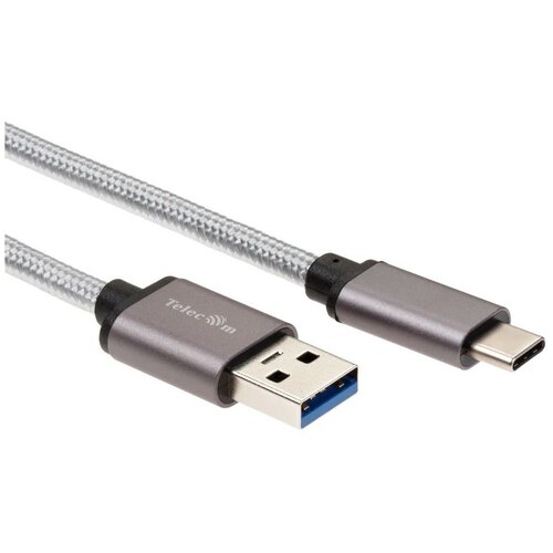 кабель telecom usb usb type c tc403m 2 м серый Кабель USB 3.1 - USB 3.0, 1 м, Telecom, TC403M-1M