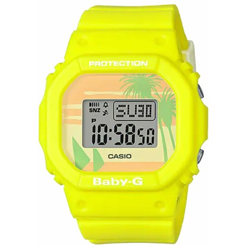 Наручные часы CASIO Baby-G BGD-560BC-9, желтый, серый наручные часы casio bgd 560bc 9 желтый