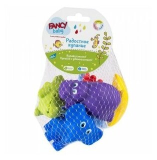 Набор игрушек для ванной Fancy Baby Веселое купание, 6 шт. (BATH1) - фото №6