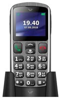 Телефон VERTEX C317 серебристый / черный