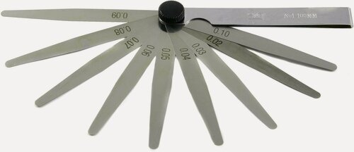 Изображение товара Набор щупов N1 0,02-0,1 L100 ЧИЗ (грси 86863-22)