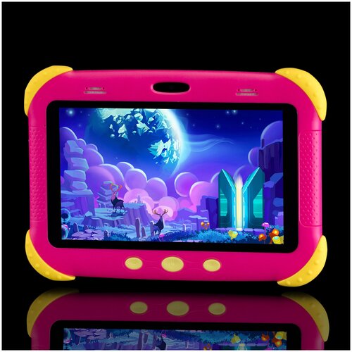 Планшет Digma CITI Kids MT8321 (1.3) 4C RAM2Gb ROM32Gb 7 IPS 1024x600 3G Android 9.0 розовый 2Mpix 0.3Mpix BT WiFi Touch microSDHC 64Gb minUSB 2800mA