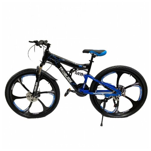 Велосипед на Литых дисках Trioblade синий 26 дюйм 1949900₽