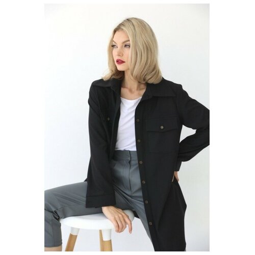 фото Рубашка свободного кроя с карманами looklikecat