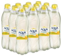 Вода питьевая Aqua Minerale негазированная с соком Лимон, ПЭТ, 6 шт. по 1.5 л