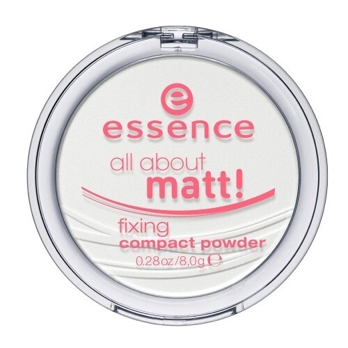 Essence компактная пудра All about matt матирующая прозрачная 8 г