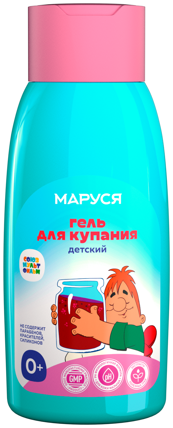 Маруся Мягкий детский гель для купания 0+, без слез, с ароматом тутти-фрутти 300 мл.