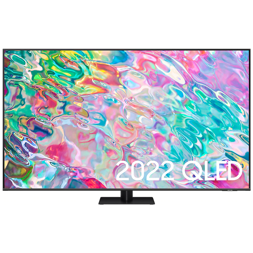 85 Телевизор Samsung QE85Q70BAT 2022, sand black 85 телевизор samsung qe85q70bat 2022 quantum dot sand black