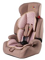 Автокресло группа 1/2/3 (9-36 кг) Liko Baby LB-515 кирпичный/лен