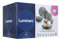 Столовый сервиз Luminarc Trianon Graphite 31 предмет N5766