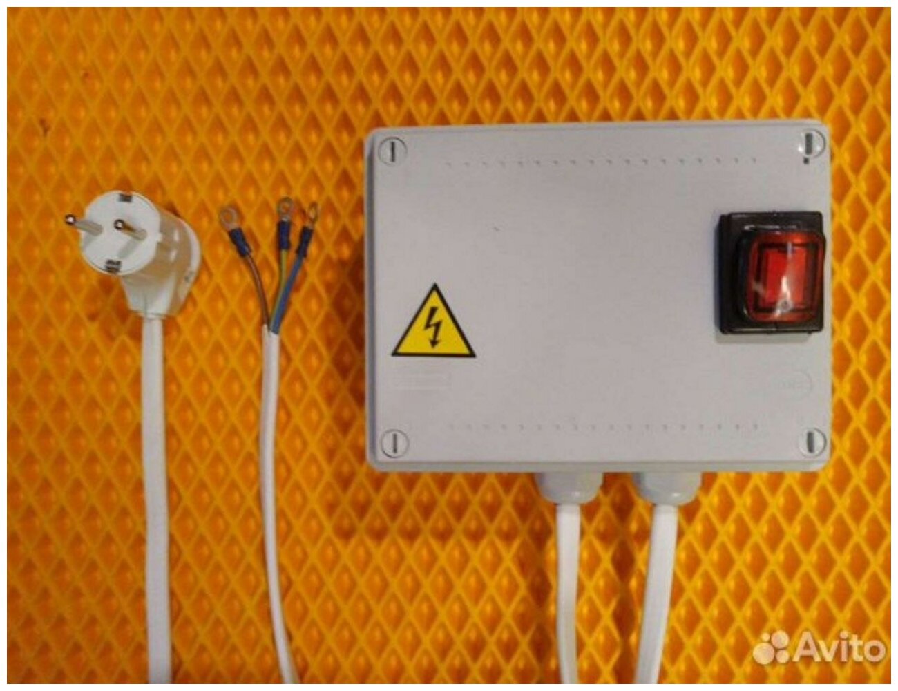 Электрокороб 230в для мойки высокого давления с поддержкой функции ТоталСтоп - фотография № 1
