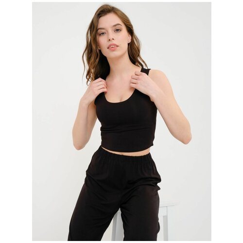 фото Топ mom №1, размер s, черный