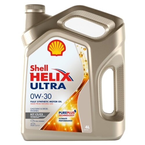 фото Моторное масло shell helix ultra ect c2/c3 0w-30 4 л