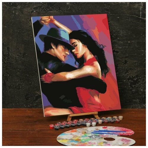 Картина по номерам на холсте с подрамником «Танго» 40х50 см картина по номерам современное танго 40х50 см