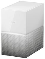 Сетевой накопитель (NAS) Western Digital My Cloud Home Duo 8 TB (WDBMUT0080JWT) белый/серый