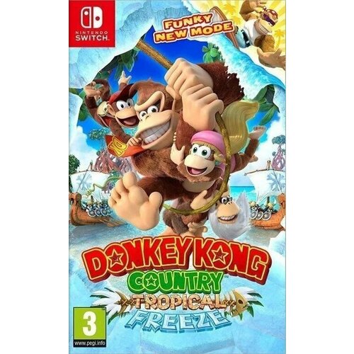 Игра Donkey Kong Country Tropical Freeze (Nintendo Switch, Английская версия) игра mario vs donkey kong nintendo switch английская версия