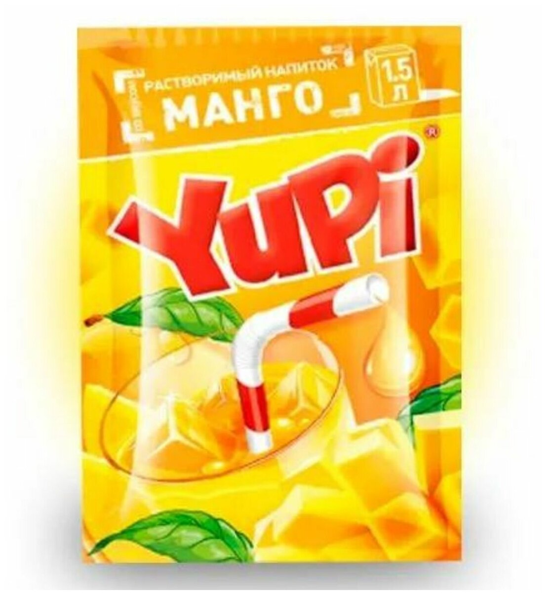 Растворимый напиток YUPI Манго 24 шт по 12 гр / ЮПИ / Канди Клаб - фотография № 2
