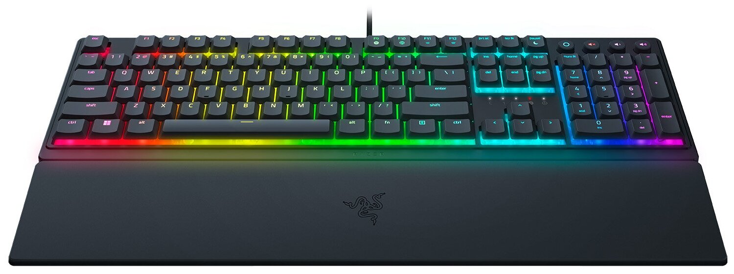 Клавиатура Razer RZ03-04460800-R3R1 мембранная (частично механика), 108 кл, USB, 2м, черная - фото №4