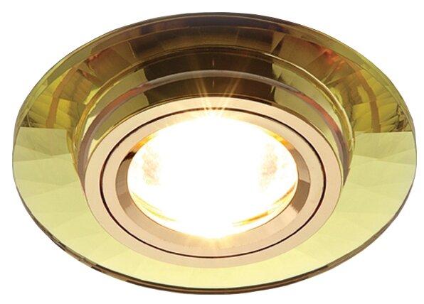Встраиваемый светильник Ambrella light 8160 GOLD золото, MR16 D95 mm, GU5.3