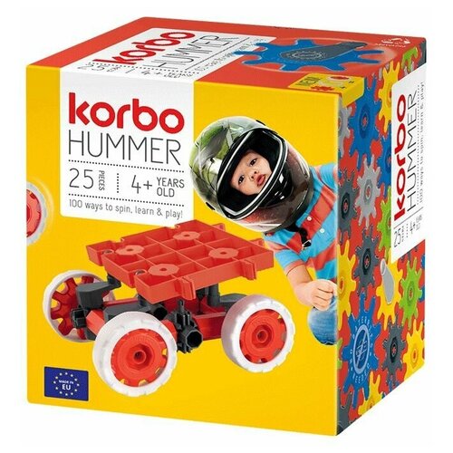 Korbo Пластиковый конструктор Внедорожник HUMMER красный