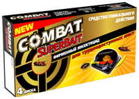 Ловушка Combat New SuperBait от тараканов (4 шт.)
