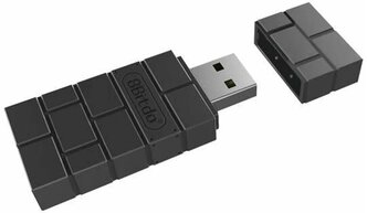 Беспроводной блютуз USB - адаптер 8BitDo Bluetooth для геймпада NS Pro Controller / Sony Playstation 4 5 PS4 PS5 / Xbox one / Series s x черный