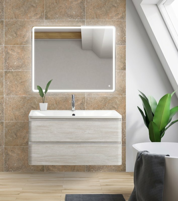 Мебель для ванной BelBagno ALBANO-900-Rovere Vintage Bianco