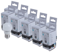 Упаковка светодиодных ламп 10 шт gauss E27, G45, 6 Вт, 4100 К