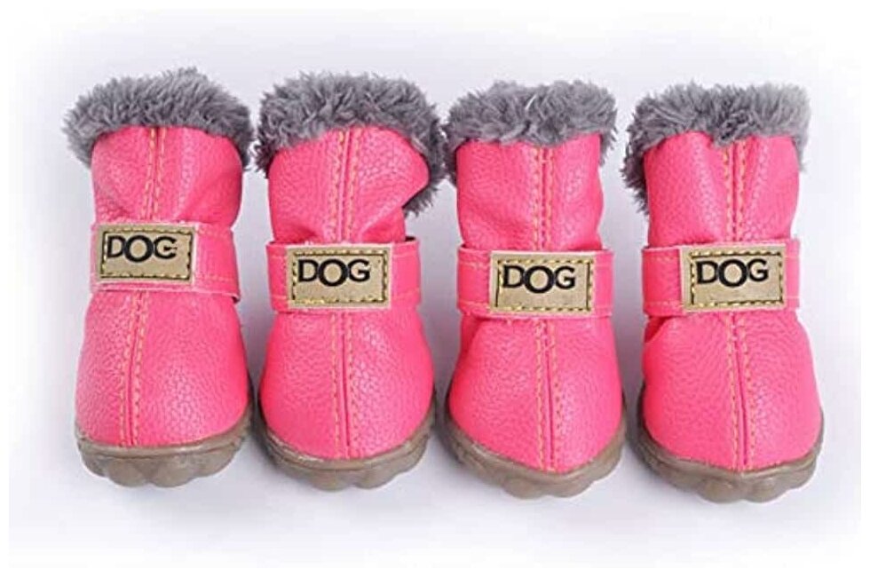Зимняя теплая обувь для собак, теплые сапоги L