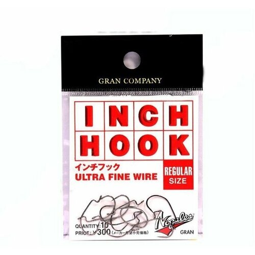 Varivas Крючок офсетный VARIVAS INCH HOOK (Размер # Regular; 10шт Черный никель)