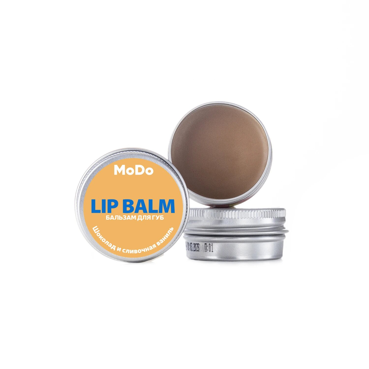 Бальзам для губ MODO шоколад и сливочная ваниль, 10 г, Модум
