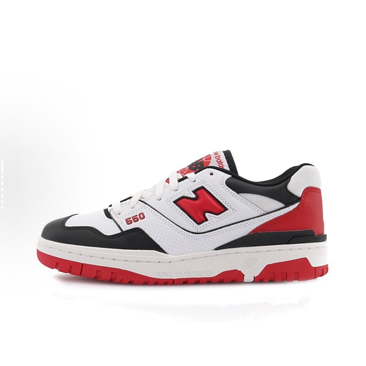 Кроссовки New Balance 550, полнота 10 (RU)/ на широкую стопу, размер 9US, белый,