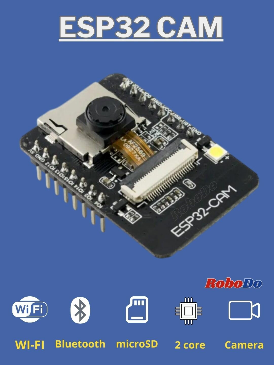 ESP-32-CAM с камерой OV2640