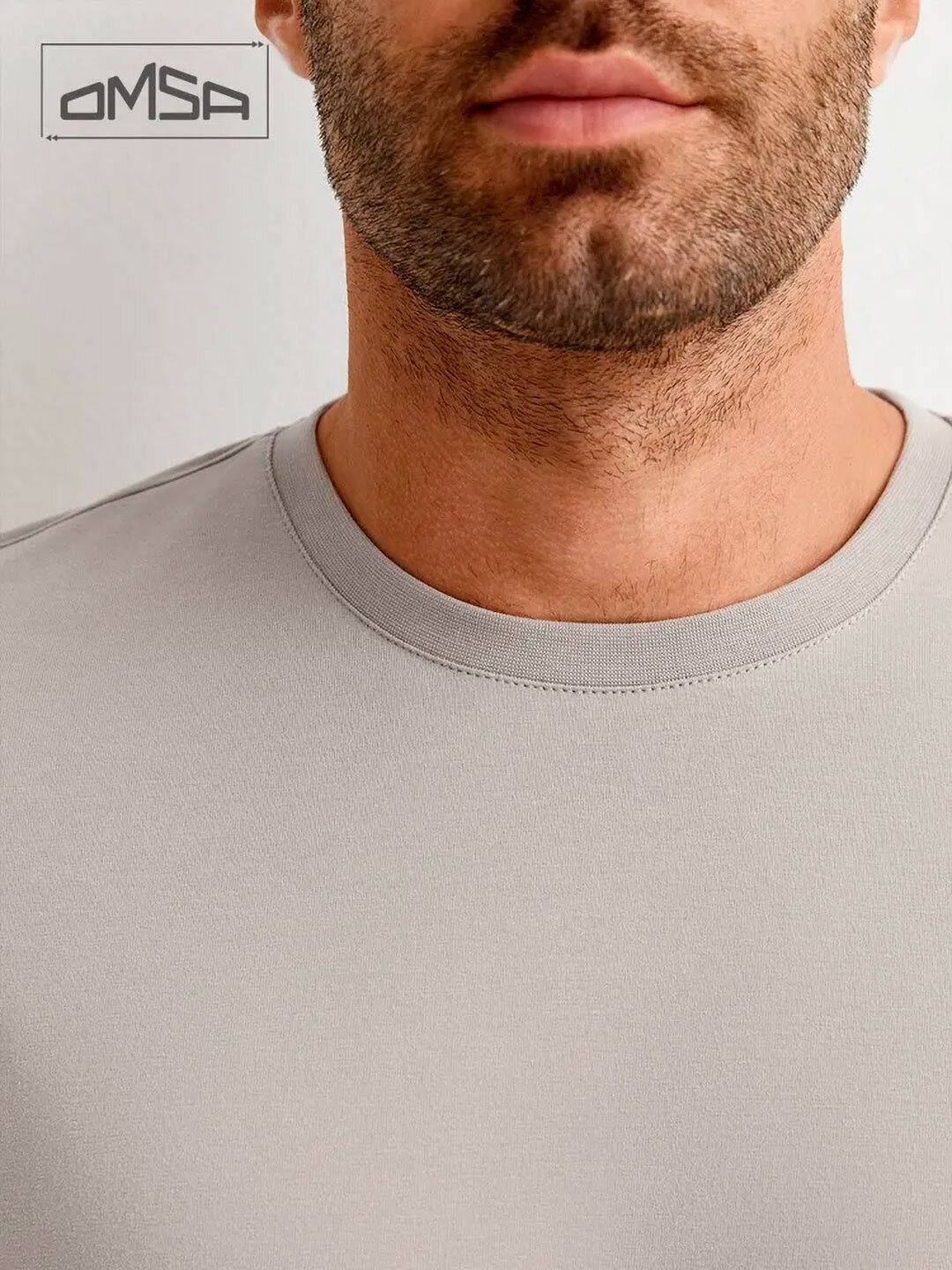 Лонгслив neo, размер 52, , темно-бежевый — фото 1